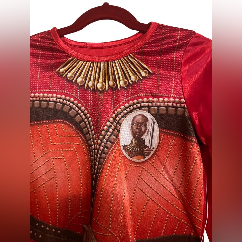 NWT Marvel Girls Wakanda Forever Black Panther Okoye 2pc Costume - Size XS (4/5) - Picture 4 of 9